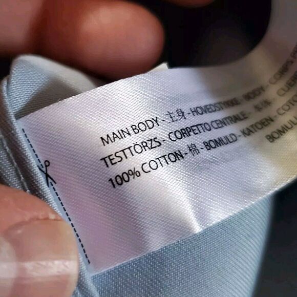 Ariat shirt Mens Large Blue Button Up Long Sleeve Twill - Picture 13 of 13